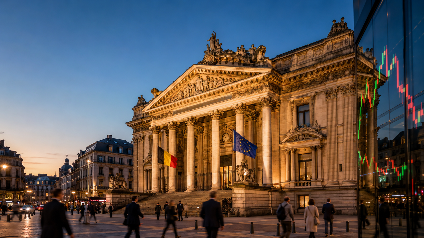 Brussels Outperforms as European Markets End Mixed Near Record Highs